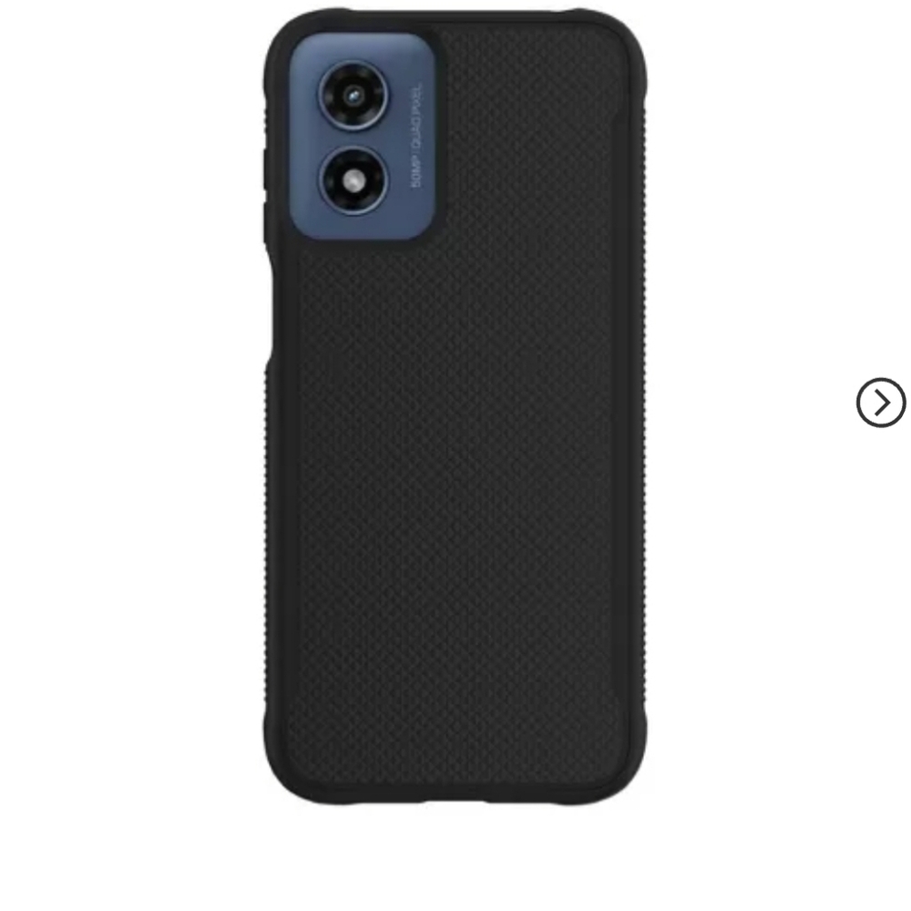 Body Glove Motorola Moto G Play 2024 Stylized Gel Case - Black: TPU Dent-Resista